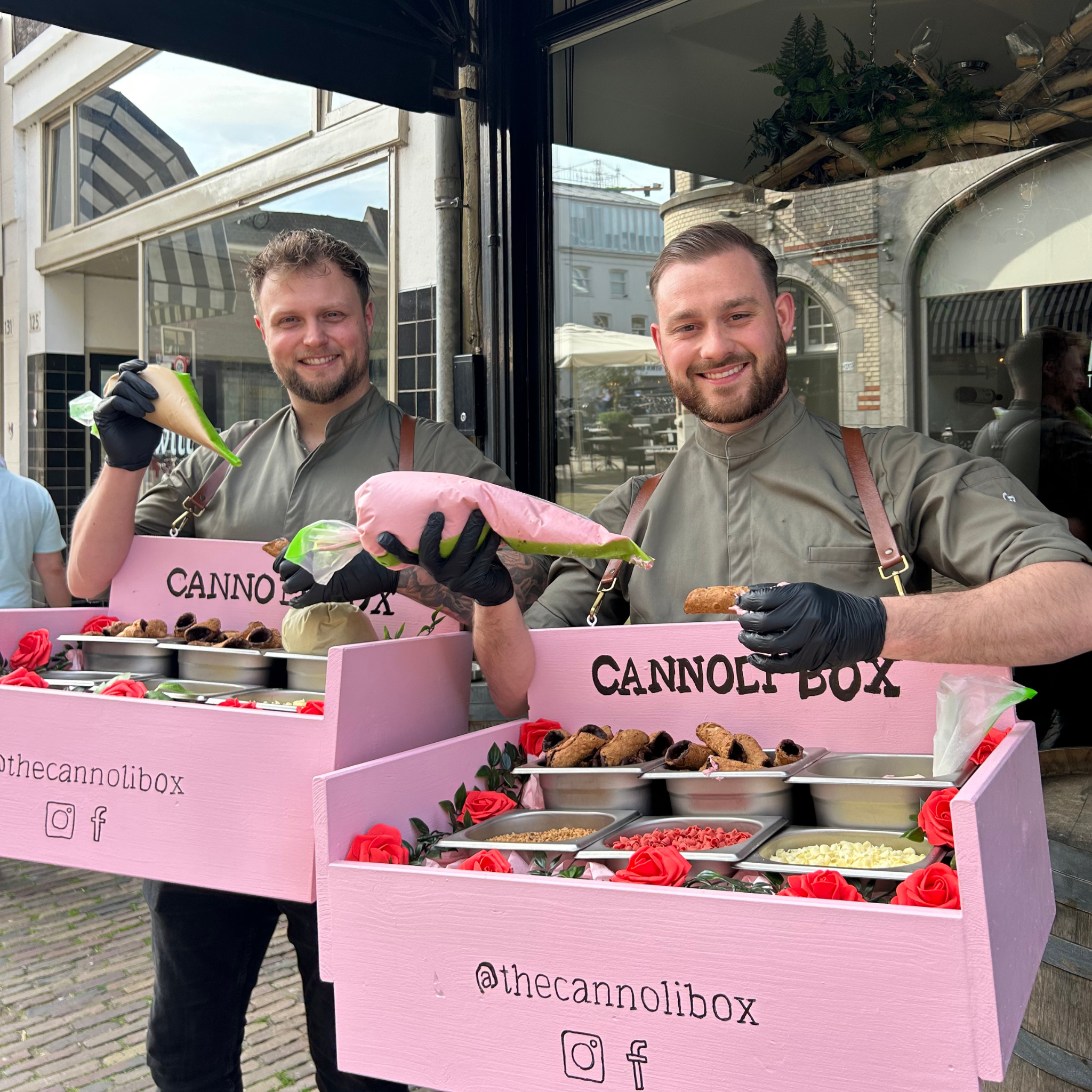 De ultieme Cannoli catering ervaring: Verwen uw gasten met The Cannoli Box on tour!