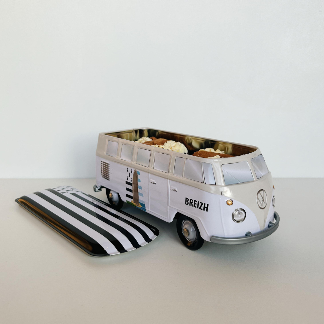 Cannoli Volkswagen Bus Koekblik Bretagne (incl. 8 cannoli) - Cannoli Box