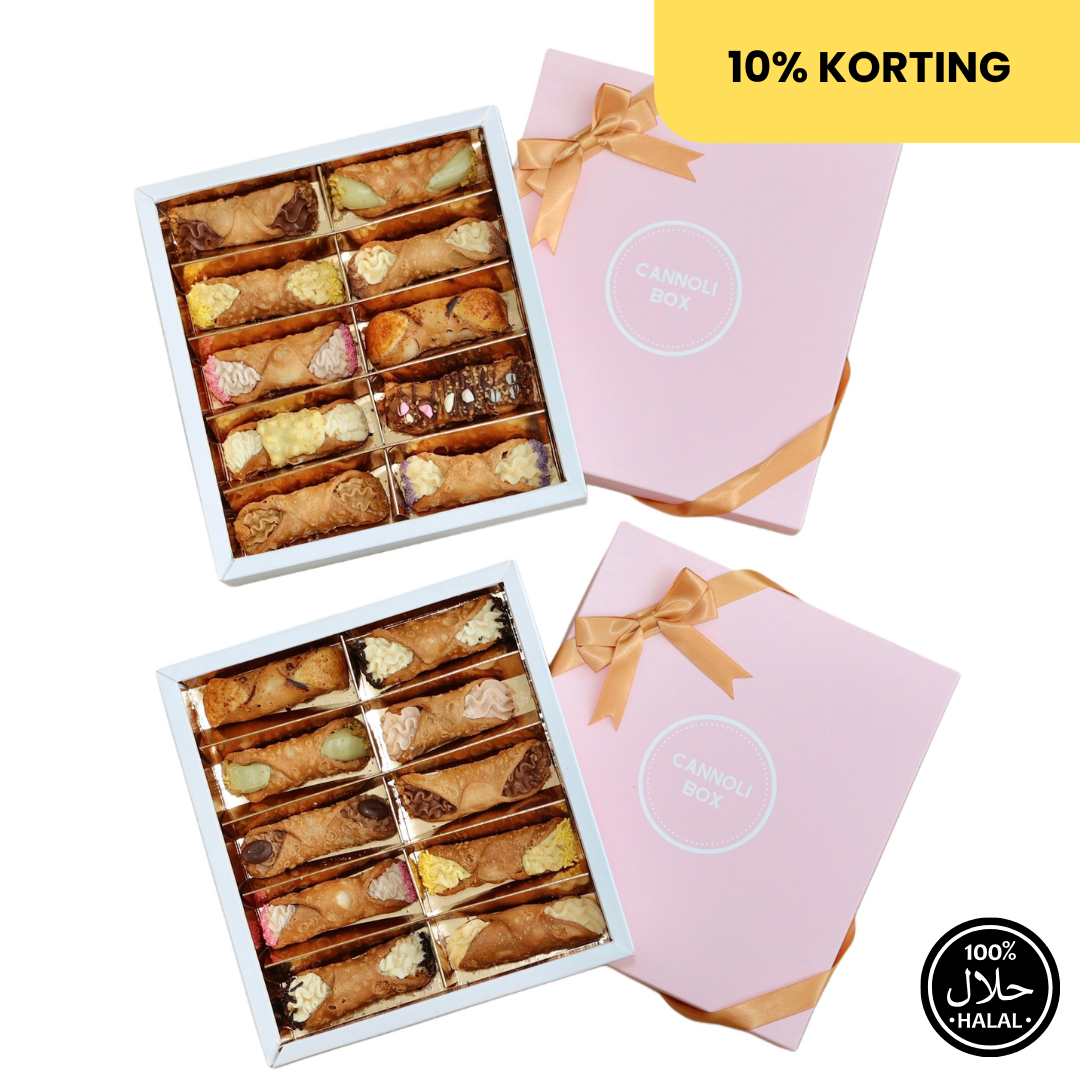 Halal 20 stuks Cannoli Box (2 boxen) - Cannoli Box