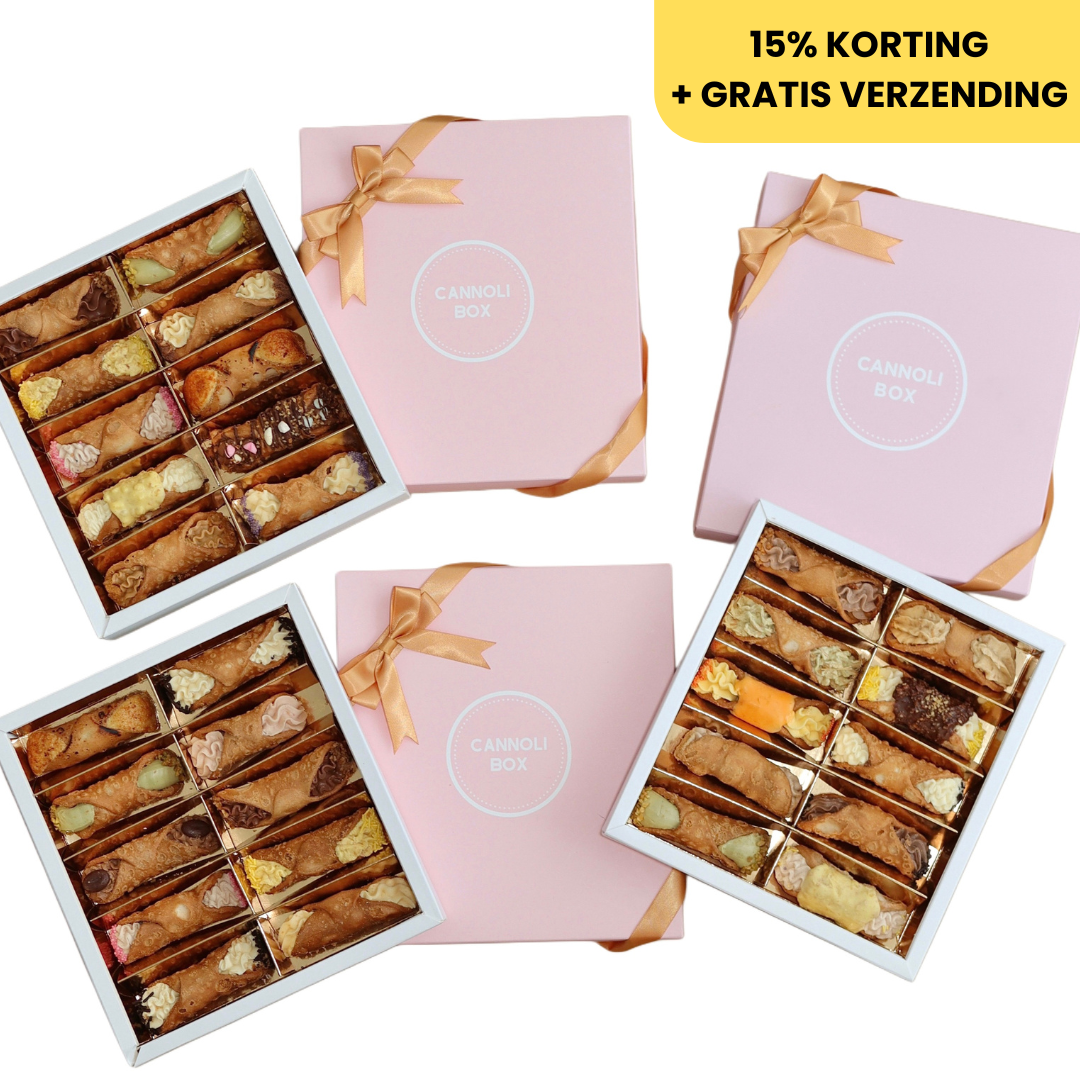 30 stuks Cannoli Box (3 boxen) - Cannoli Box
