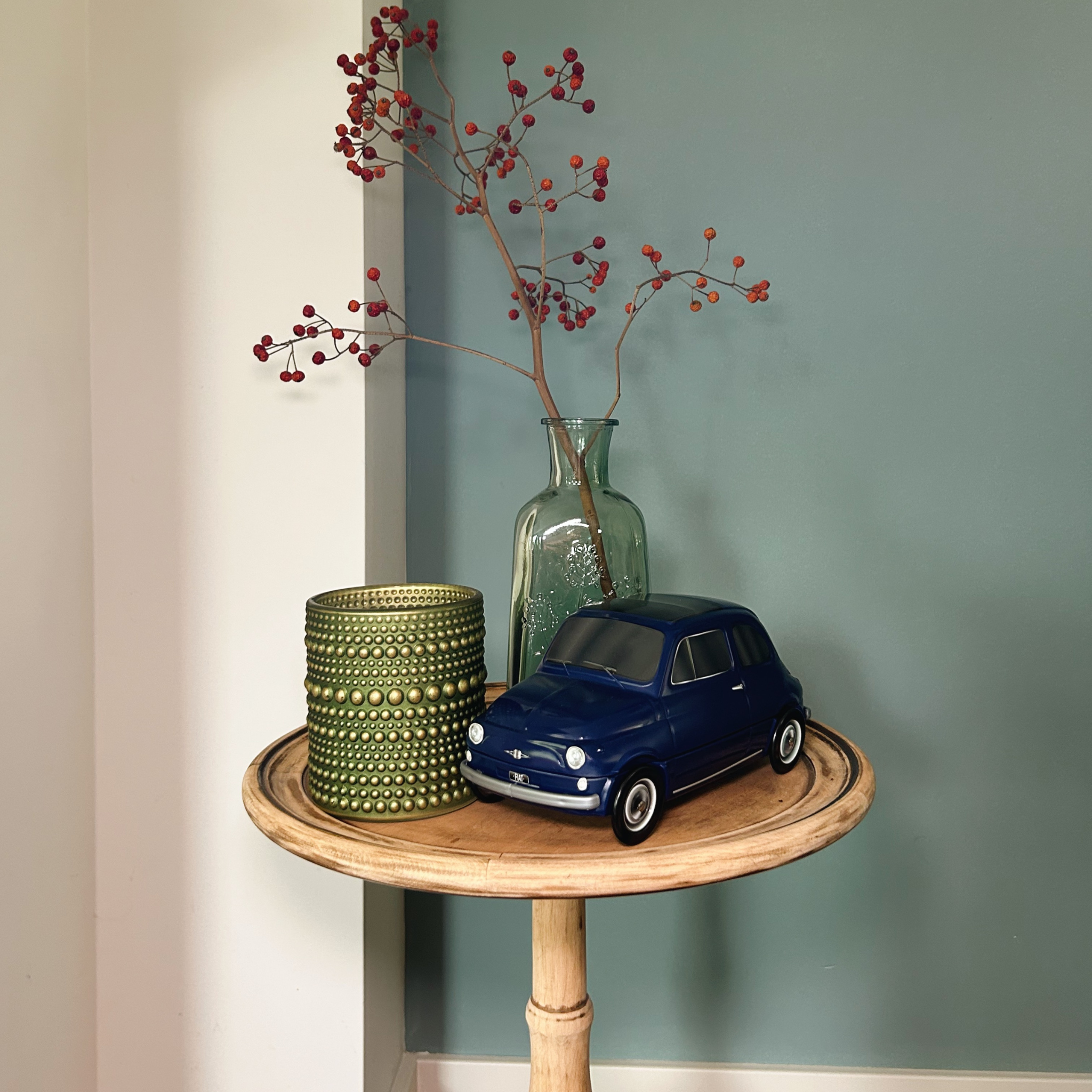 Cannoli Fiat 500 Koekblik Donkerblauw (incl. 5 cannoli) - Cannoli Box