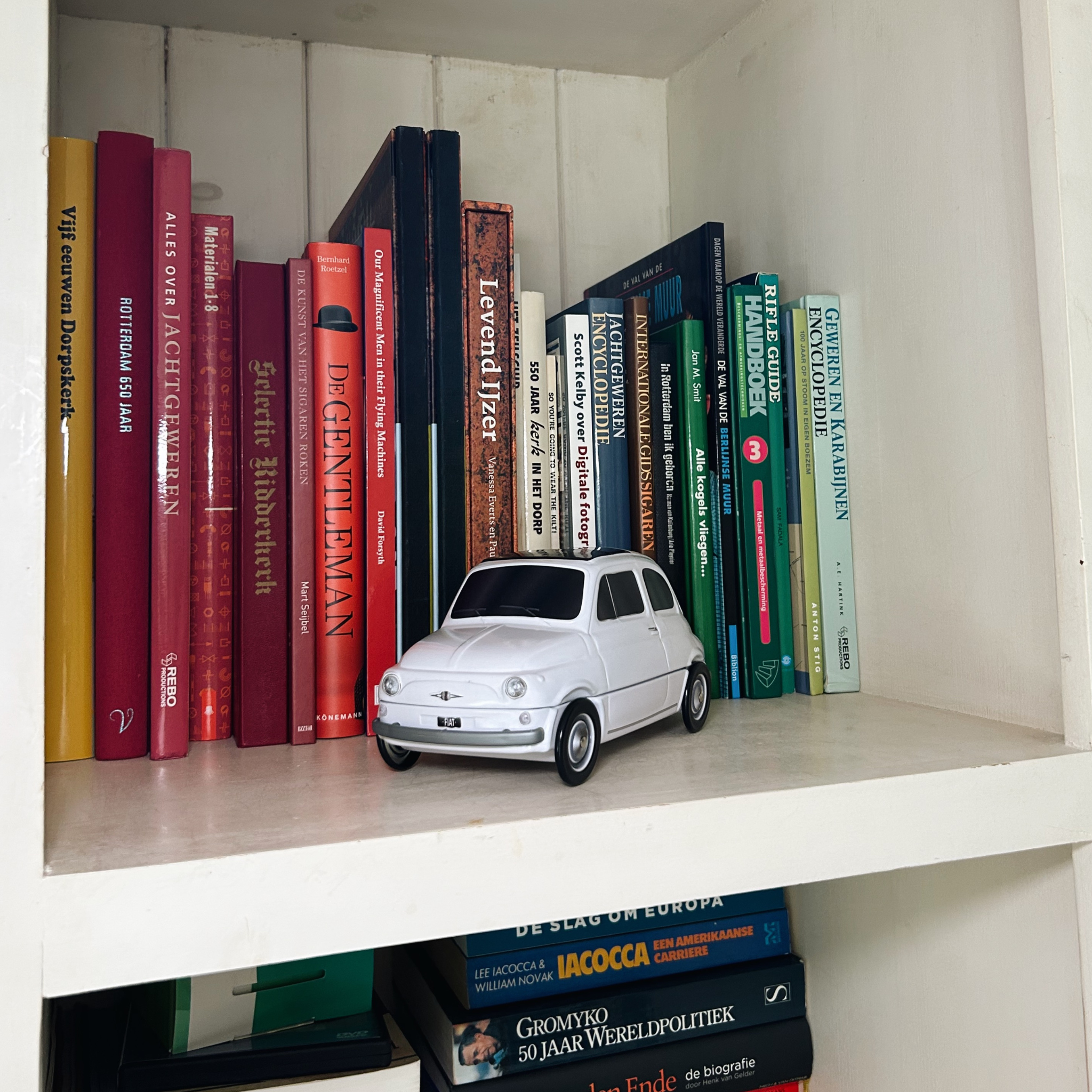 Cannoli Fiat 500 Koekblik Wit (incl. 5 cannoli) - Cannoli Box