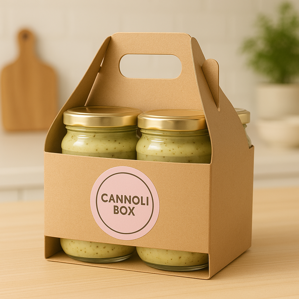 Crema 4-Pack – Om te Delen, Cadeau te Geven en Zelf van te Genieten - Cannoli Box