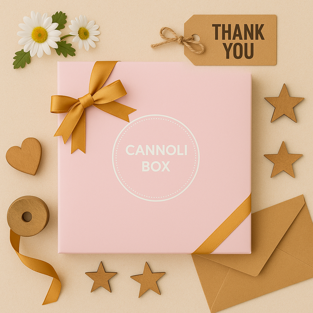 Thank you cannoli box