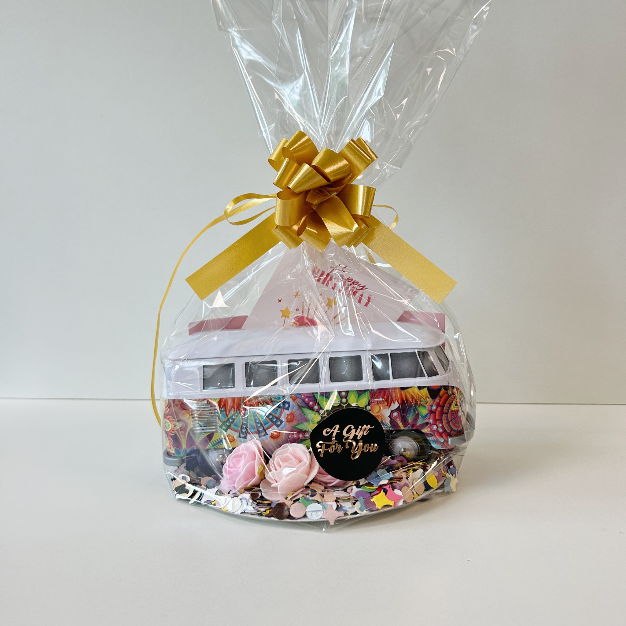 Cannoli Volkswagen Bus Koekblik Psychedelic (incl. 8 cannoli) - Cannoli Box