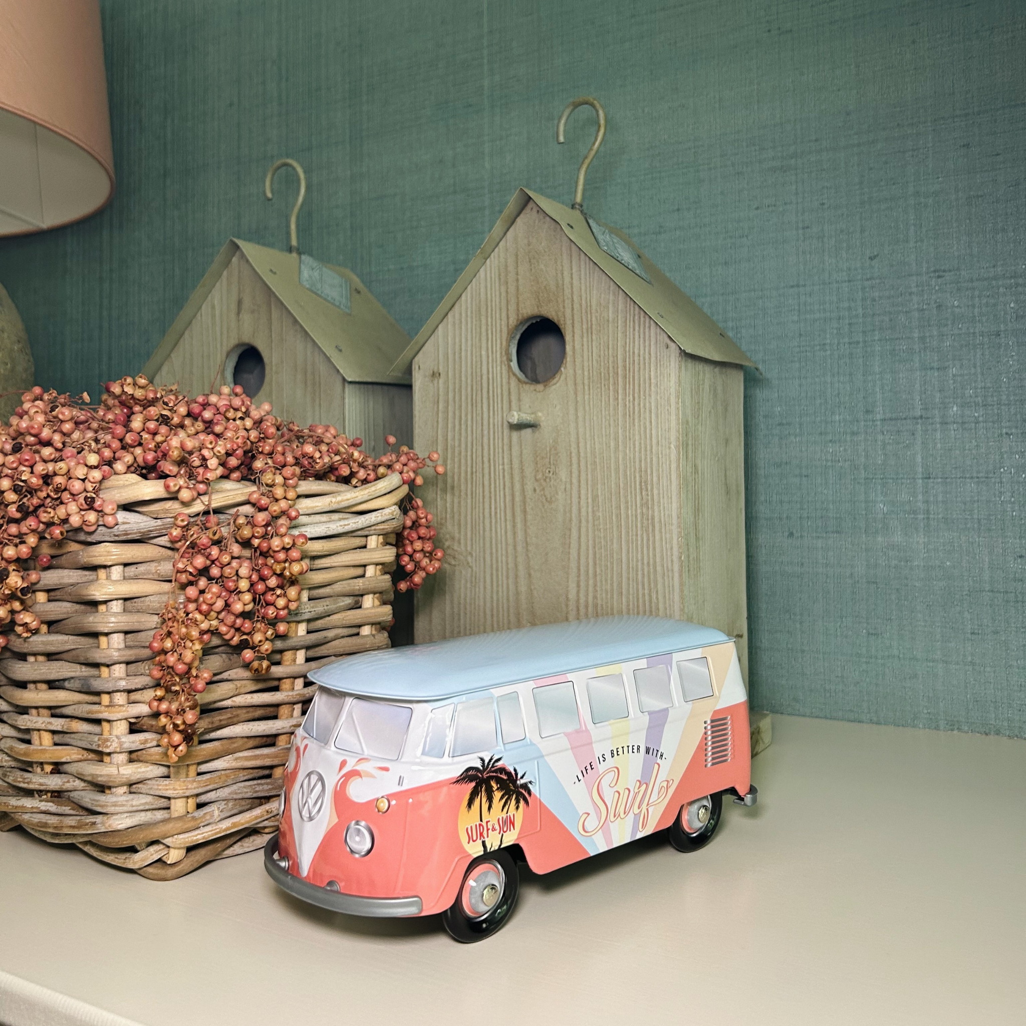 Cannoli Volkswagen Bus Koekblik Surf & Sun (incl. 8 cannoli) - Cannoli Box