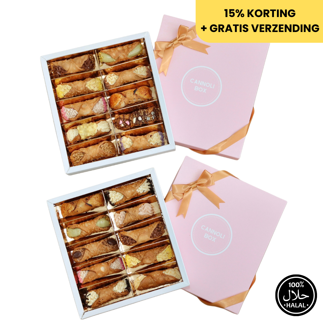 Halal 20 stuks Cannoli Box (2 boxen) - Cannoli Box