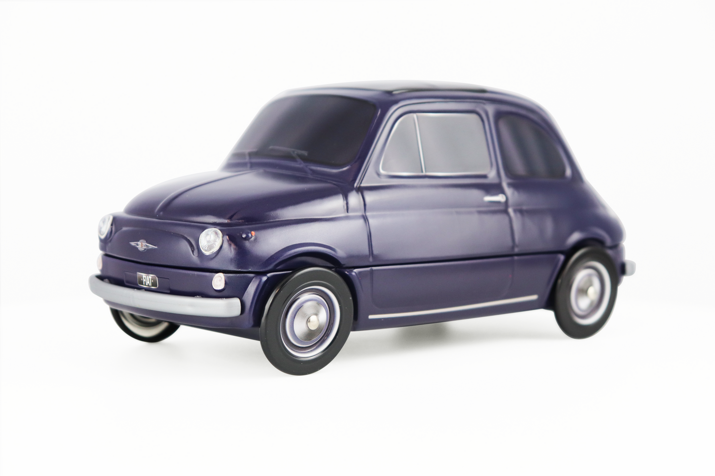 Fiat 500 Koekblik — Donkerblauw (leeg) - Cannoli Box