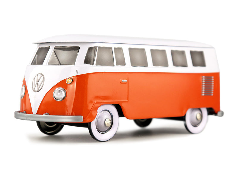VW Bus Koekblik — Rood/Wit (leeg)