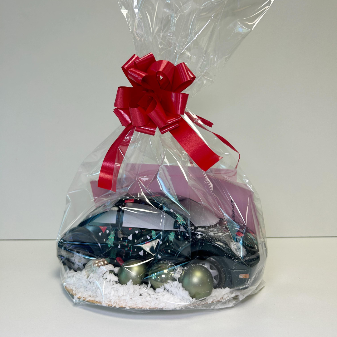 Cannoli Volkswagen Kerst Beetle Koekblik Blauw (incl. 5 cannoli)