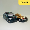 Cannoli Volkswagen Kerst Beetle Koekblik Blauw (incl. 5 cannoli)