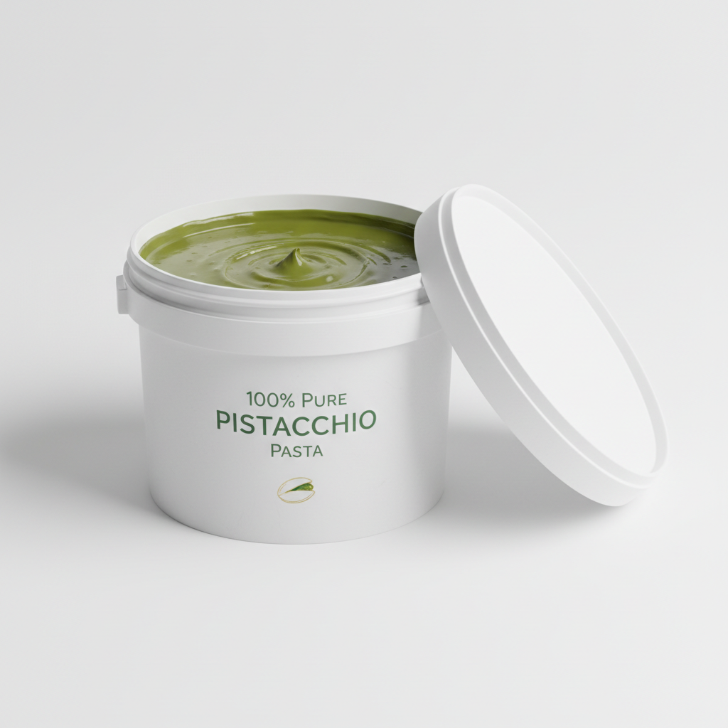 Pure pistachepasta (100% Italiaans) – emmer 5 kg foto 1